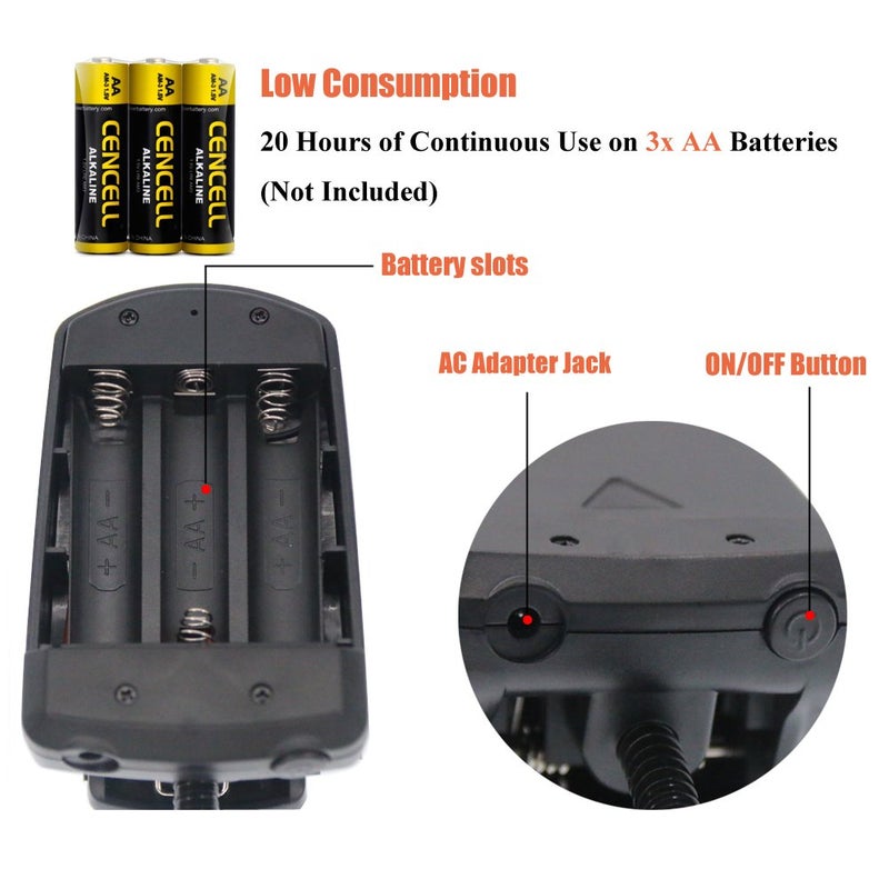 SumDirect Music Stand Light - 9 LED Adjustable Clip on Piano Lights, USB and Battery Operated, Perfect for Piano, Book Reading, Orchestra, Podium, Easel - Image 2